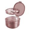 2 in 1 Retainer Cleaning Case 3 Layer No-Leak Denture Container Cups for Soaking Portable Travel Mouth Guard Case for Aligner Retainers Night Guard False Teeth (Coffee) view 1