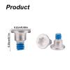 10pcs Smart Glasses Screws, 0.25x0.2cm/0.1x0.08in Silver Replacement Screws Glasses Accessories Repair Kit Compatible with Meta Skyler view 2
