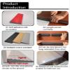 0.4~1" Rise Threshold Ramps for Doorways, PVC Ramps, Self-Adhesive Door Ramp, Trimable Transition Strip, Suitable for Thresholds(Gray,100x5x1cm) view 3