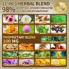 21-in-1 Liposome Lymphatic Drainage Supplements, 180 Day Supply, 4800mg Immune & Lymph System Support, 10:1 Concentrated Technology, Echinacea, Dandelion, Burdock, Bromelain, Calendula, 4 Bottle view 3