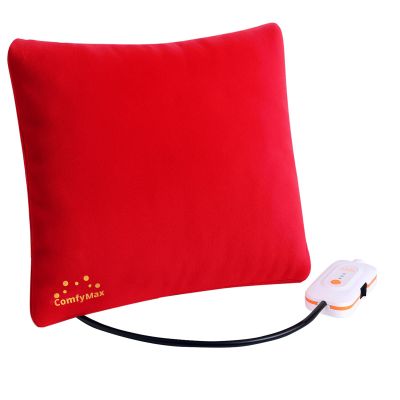 ComfyMax Electric Heated Pillow, EHPDL02, Soft and Comfortable, Heats Fast and Even, Perfect for Cramps, Muscle Pain, Relieving discomfort. Auto Shut Off, Graphene Heating, 13.5" x 13.5" Size