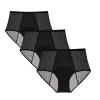 Womens pelvic floor support underwear, Pelvic Support Underwear, 3-Layer Leakproof Soft Breathable Tummy Control (3pcs-a,X-Small) view 1