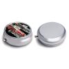 Classic Car Roadsters Old Fashioned Round Pill Box Unique 3 Compartment Pill Case Portable Fish Oil Cases Cute Small Round Pill Boxes with Mirror for Vitamins Medication Supplements view 3