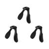 Replacement Nose Pads Nose Pieces for Oakley Stunt Glider OX8198 Stunt Devil OO9517 OO9518 OO9519, Upgrade Anti-Slip Silicone Pads Enhanced Comfort & Grip - Black Euro Fit x 3 Pieces view 2