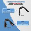 Replacement Nose Pads Nose Pieces for Oakley Stunt Glider OX8198 Stunt Devil OO9517 OO9518 OO9519, Upgrade Anti-Slip Silicone Pads Enhanced Comfort & Grip - Black Euro Fit x 3 Pieces view 4