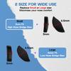 Replacement Nose Pads Nose Pieces for Oakley HSTN SQ OO9533 Sielo OO9288 Sielo SQ OO9480, Upgrade Anti-Slip Silicone Pads Enhanced Comfort & Grip - Black Asian Fit view 4