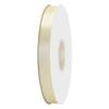 Maclemon 5/8 Inch Wide Ivory Satin Ribbon 50 Yards Double Face Ivory Fabric Ribbon for Gift Wrapping Crafts Wedding Party Flower Bouquet Arts Bows Decoration view 3