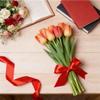 100 Yards Liston Rojo 1.57inch Ribbon for Flower Bouquet Liston Rojo para Flores Eternas Valentines Ribbon for Crafts Flower Bouquet Accessories Big Red Bow Christmas Silk Hair Ribbons view 2