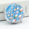 Winter Village Pill Box Round Small Pill Case Compact Travel Pills Container Daily Mini Pills Organizer Portable Mini Medicine Storage for Storing Vitamins Supplements view 4