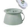 1.5L Portable Urinary Potty with Lid and Handle, Multifunctional Unisex Chamber Pot, CampingPlastic Urinal Accessory, Small Pratical Home Basin, for Adult Elderly Patient Tent Bathroom Male view 1