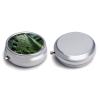 Grassland Snail Pill Box Round Small Pill Case Compact Travel Pills Container Daily Mini Pills Organizer Portable Mini Medicine Storage for Storing Vitamins Supplements view 3