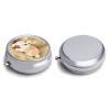 Puppy Dog Pill Box Round Small Pill Case Compact Travel Pills Container Daily Mini Pills Organizer Portable Mini Medicine Storage for Storing Vitamins Supplements view 3