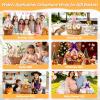 Qinzave 100PCS Cellophane Bags 6 Size Cellophane Bag for Gift Baskets with Pull Bows,3040 2430 1830 1624 1218 1014 Inch Clear Cellophane Gift Bag for Gift Giving, Wedding, Party Favor, Holiday view 4