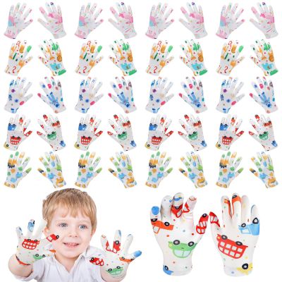 Xtinmee 20 Pairs Eczema Gloves for Kids Cotton Moisturizing Gloves for Sensitive Irritated Skin Eczema Reusable Elastic Hand Cover Soft and Does Not Hurt (Age 1-3 Years)