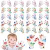 Xtinmee 20 Pairs Eczema Gloves for Kids Cotton Moisturizing Gloves for Sensitive Irritated Skin Eczema Reusable Elastic Hand Cover Soft and Does Not Hurt (Age 1-3 Years) view 1