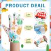 Xtinmee 20 Pairs Eczema Gloves for Kids Cotton Moisturizing Gloves for Sensitive Irritated Skin Eczema Reusable Elastic Hand Cover Soft and Does Not Hurt (Age 1-3 Years) view 3