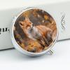 Sly Fox Pill Box Round Small Pill Case Compact Travel Pills Container Daily Mini Pills Organizer Portable Mini Medicine Storage for Storing Vitamins Supplements view 4