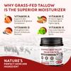 RICHGRAND Beef Tallow for Skin 2 Pack - Whipped Tallow and Honey Balm - Grass Fed Beef Tallow for Face, Daily Moisturizer & Body Butter - Natural Non Comedogenic Skincare (8.6 oz) view 4