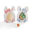10PCS Easter Candy Containers, Easter Treat Boxes with Window, Bunny Cardboard Cookie Goodies Boxes for Chocolate Snacks, Spring Rabbit Egg Holder, Decorative Dessert Present Box for Party Supplies view 4