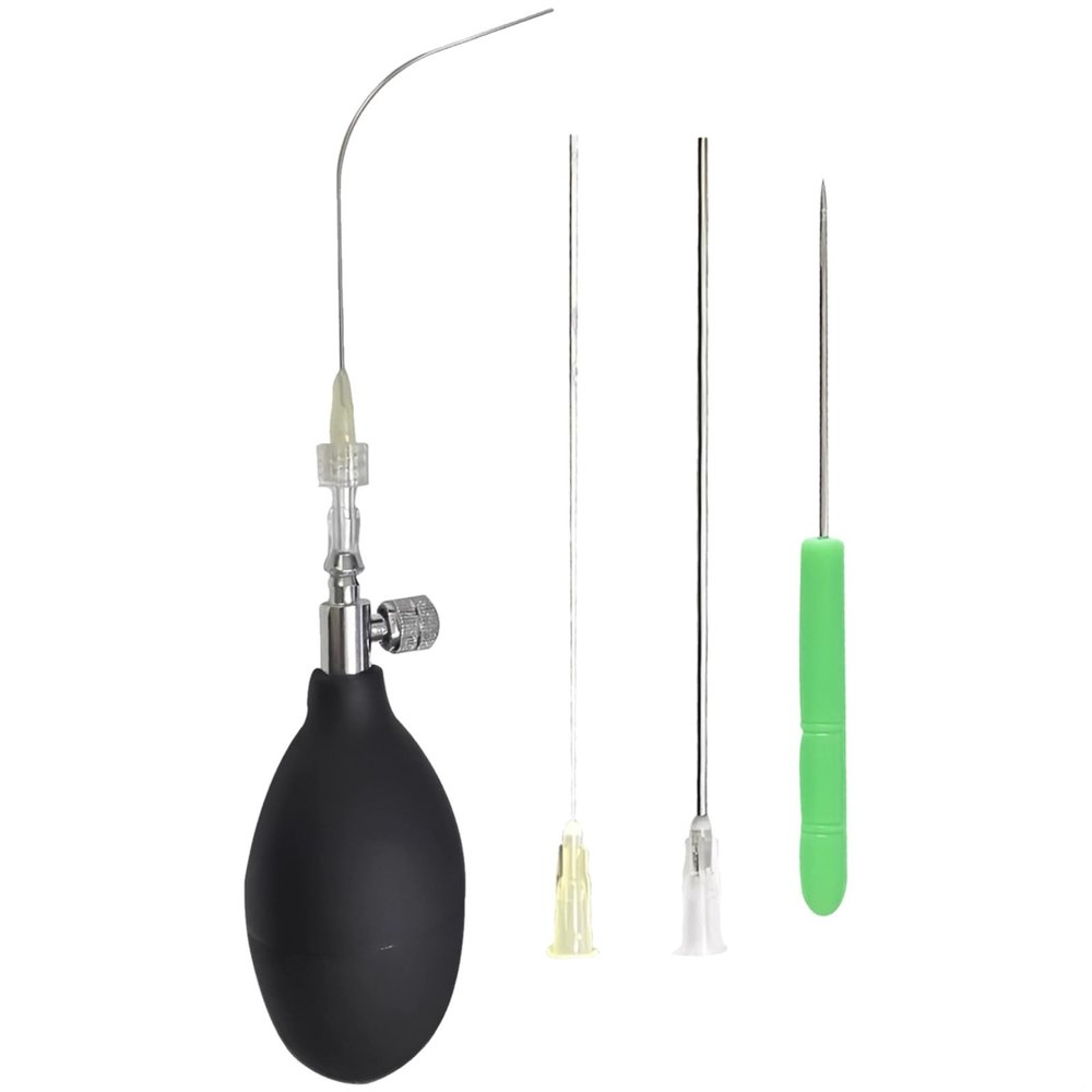 Machify 4 Pcs Ukrainain Egg Decorating Kit with Egg Blower Tool and Needles for Easy Crafting