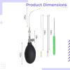 Machify 4 Pcs Ukrainain Egg Decorating Kit with Egg Blower Tool and Needles for Easy Crafting view 2
