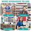 Cabilock 10pcs Acrylic Auto Push Display Rack - Automatic Pushing Stand for Organized Presentation and Efficient Shop Counter Arrangement view 3