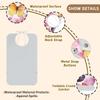 FULUHUAPIN Floral Butterfly Adult Bibs with Crumb Catcher for Women Men Reusable Waterproof Feeding Bib,Washable Eating Bib Clothing Protector 20324060 view 4