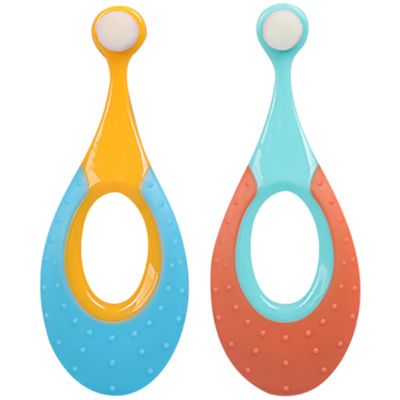 Hemobllo 2pcs Soft Bristle Toothbrushes with Wide Handles, Oral Care Tooth Cleaning Tools for, Pastel Colors, Suitable for Primary Teeth Cleaning, Random Color