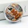 Pile Up Pumpkins Pill Box Round Small Pill Case Compact Travel Pills Container Daily Mini Pills Organizer Portable Mini Medicine Storage for Storing Vitamins Supplements view 4