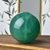 UNYQBFKM Mint to Emerald Green Crystal Ball Natural Gemstone Sphere for Heart Chakra Balance, Emotional Healing, Stress Relief, Growth, Meditation & Positive Energy Feng Shui Decor,150MM view 2