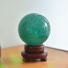 UNYQBFKM Mint to Emerald Green Crystal Ball Natural Gemstone Sphere for Heart Chakra Balance, Emotional Healing, Stress Relief, Growth, Meditation & Positive Energy Feng Shui Decor,150MM view 4
