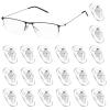 10 Pairs Eyeglasses Nose Pads, Eye Glass Nose Pads Non Slip, Silicone Eye Glass Repairing Kit for Glasses, Sunglasses Screw-in 14mm view 1