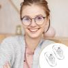 10 Pairs Eyeglasses Nose Pads, Eye Glass Nose Pads Non Slip, Silicone Eye Glass Repairing Kit for Glasses, Sunglasses Screw-in 14mm view 4