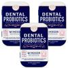 3-PACK Dental Probiotics for Teeth and Gums - 3BN CFU Lactobacillus Salivarius Acidophilus Tablets - Oral Probiotics for Mouth Bad Breath Treatment for Adults - 135 Chewable Dental Probiotic in a Tin view 1