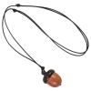 Tofficu Portable Medicine Dispenser Acorn Shape Small Tablets Organizer with Lanyard Mini Sealing Pill Case for Travel and Daily Medication Storage view 1