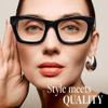 CCVOO Stylish Reading Glasses for Women, Eyeglasses, Blue Light Readers for Women view 2