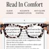 CCVOO Stylish Reading Glasses for Women, Eyeglasses, Blue Light Readers for Women view 3