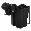 FAVOMOTO Walker and Wheelchair Cup Holder with Phone Stand 2-in-1, Black Drink Bottle Rack for Elderly Mobility Aids, Compatible with Strollers, Rollators, and Walkers view 1