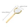 SECFOU 8X Handheld Magnifier with Handle Gold Crescent Lens Paper Reading Inspection Magnifying Glass for Seniors Exploration view 2