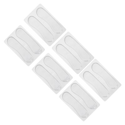 WATIIFUFU Silicone Heel Pads 6 Pairs Foot Accessories Anti-wear Cushion Liners for High Heels Sneakers Relief Replaceable