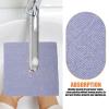 Yardenfun 25x25cm Blue Microfiber Dishcloths 20pcs, Absorbent Kitchen Hand Towels for Dishwashing and Table Cleaning, Quick-Dry Multipurpose Cleaning Cloths for Household Use view 3