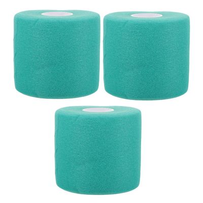 VERDANVERSE 3pcs Soccer Pre Wrap Tape Elastic Foam Athletic Tape for Ankles Wrists Breathable Padding Sports Running Basketball Support