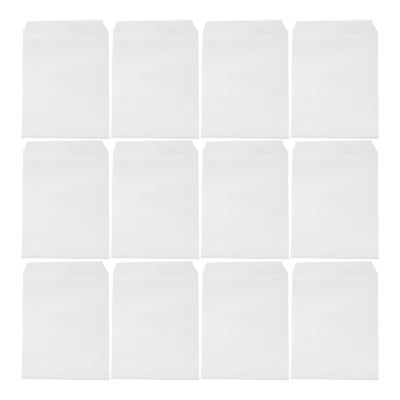 CHILDWEET 100pcs Biodegradable Natural Color Paper Hot Dog Bags 13x18cm Disposable Food Packaging Snack Treat Bags for Takeout and Frying Chicken Holders