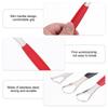 BIUDECO 3pcs Stainless Steel Tongue Scraper for Adults with Case, Oral Cleaning Tool for Bad Breath Care and Fresh Breath, Sturdy Tongue Cleaner for Personal Hygiene and Daily Oral Care view 3