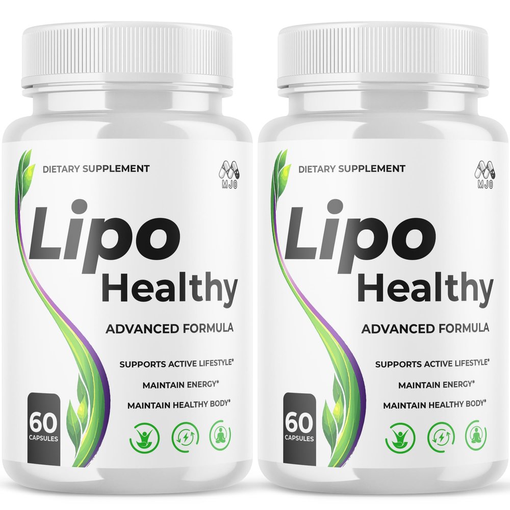 (2 Pack) Lipo Healthy Capsules, Official LipoHealthy Pills with All Natural Ingredient, Advanced Overall Health and Wellness Vitamin Supplement for Maximum Strength Multivitamin Support (120 Capsules)