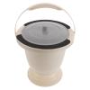 IWOWHERO Chamber Pot with Lid - Toilet Bucket with Handle and Lid - Unisex Bedpan Urinal Bottle Spittoon for Bedridden Or Elderly, Emergency Car Toilet for view 1