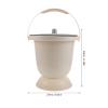 IWOWHERO Chamber Pot with Lid - Toilet Bucket with Handle and Lid - Unisex Bedpan Urinal Bottle Spittoon for Bedridden Or Elderly, Emergency Car Toilet for view 2