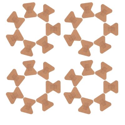 TOPPERFUN 50pcs Butterfly Knuckle and Fingertip Bandages, Breathable Elastic Fabric Adhesive Wound Care Patches for Finger and Thumb Injury Protection
