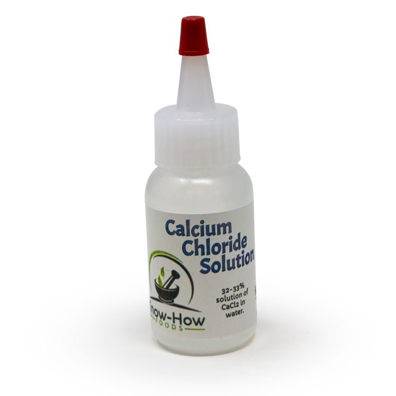 Know-How Foods (KHF) Calcium Chloride (CaCl2) Cheese Ingredient for Cheesemaking - 2 oz.