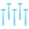 IWOWHERO 5pcs Foot Scraper and Callus Remover Set, Portable Pedicure Exfoliator for Dead Skin and Hard Heel Care, Blue Foot Care Tool for Professional Home Use view 1